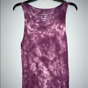 cute purple tie dye tank!! super soft and stretchy